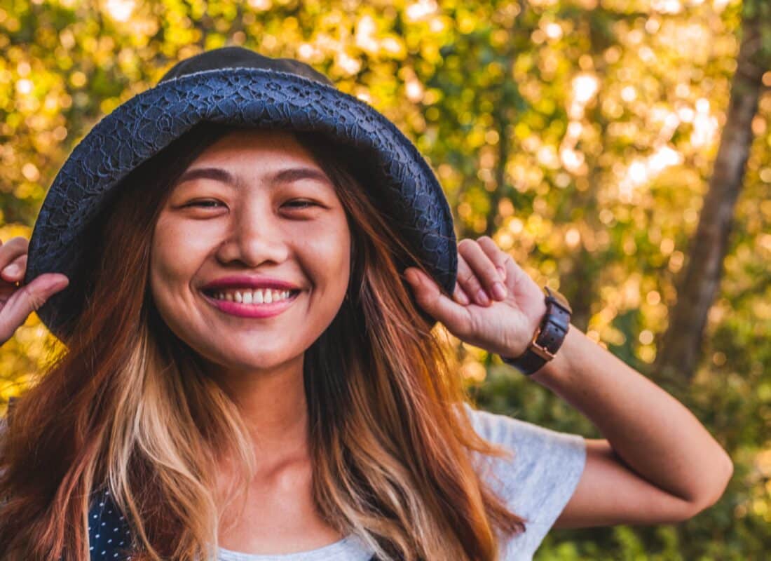 photo of smiling teenager to illustrate article on fun family activities