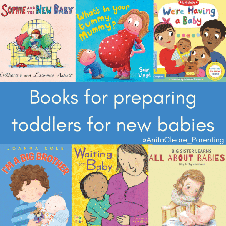books for preparing toddlers for new babies - photos of book covers