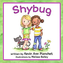 Children's books about shyness: image of 'Shybug' book cover
