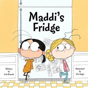 Book cover of children's book Maddi's Fridge