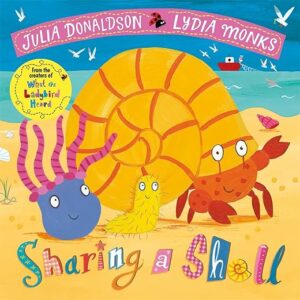 Book cover of Sharing a Shell by Julia Donaldson