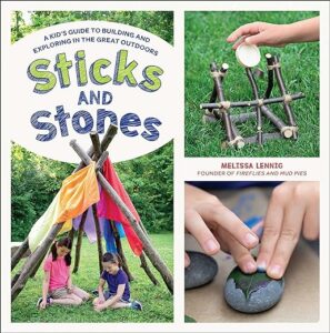 Book jacket of Sticks and Stones by Melissa Lennig