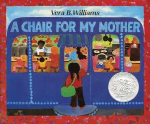 book jacket of children's story A Chair For My Mother