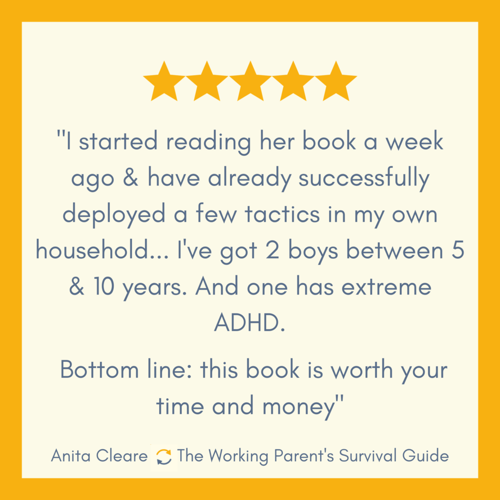 customer review of The Working Parent's Survival Guide by Anita Cleare