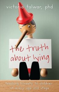 Book jacket of The Truth About Lying by Victoria Talwar