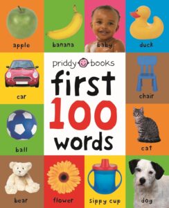 12 Best Books for Toddlers for Learning and Development | Positive Parenting Project Book cover of First 100 Words, a book for toddlers